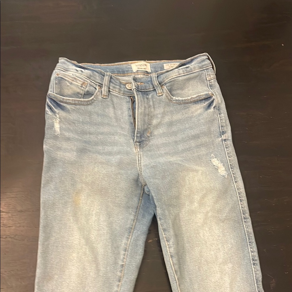 Jeans with Distressed Details